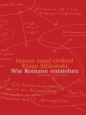 cover image of Wie Romane entstehen